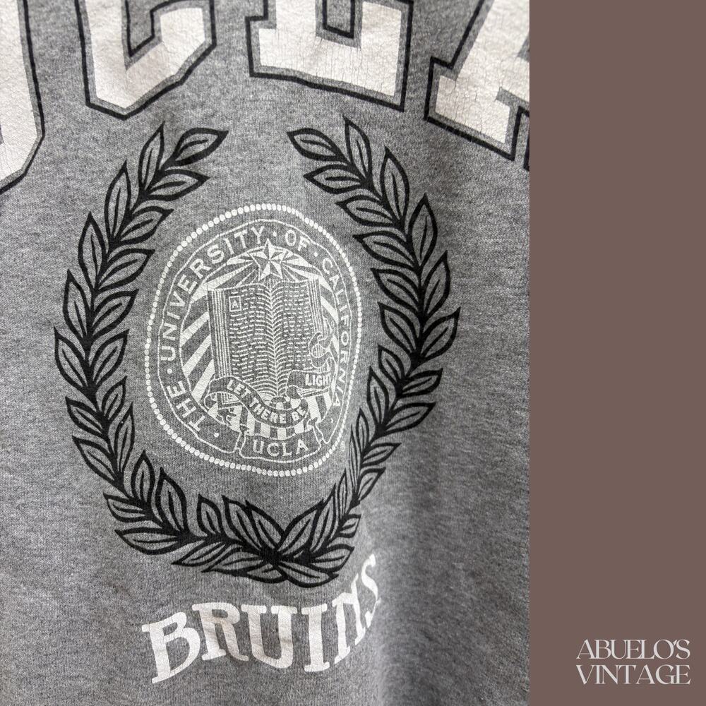 Russell Athletic UCLA Crewneck Sweatshirt | Gray Graphic | Size S | Vintage - Picture 2 of 5